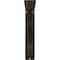 Ekena Millwork Damon Wrought Iron Bracket, (Triple center brace), Antiqued Pale Gold 2"W x 7 1/2"D x 10"H BKTM02X07X10TDAAPG - alternate 3